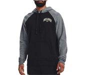 Sudadera under armour wordmark colorblock hombre bk