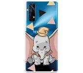 Funda para Realme 7 Oficial de Disney Dumbo Silueta Transparente - Dumbo