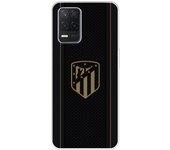 Funda para Realme Narzo 30 5G del Atleti Escudo Dorado Fondo Negro - Licencia Oficial Atlético de Madrid