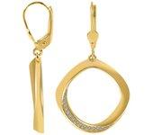 Joyas Oro 8K – Pendientes de Aro en Oro con Circonitas Olea