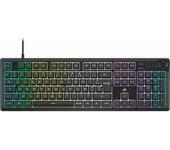 Teclado Corsair K55 Core RGB Negro AZERTY