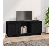 Mueble de TV VIDAXL Negro Madera (110.5x35x44 cm)