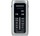 Radio portátil daewoo dw1129/ plata