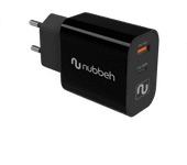 Cabeza de carga 30W USB Tipo C + USB QC 3.0