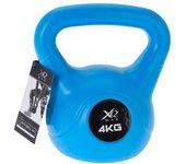 Pesa kettlebell 4 kg azul