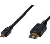 Cable de conexión DIGITUS Alta Velocidad, HDMI-A - Micro HDMI-D