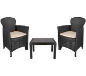 Factory Cuadros SET 2 SILLONES + MESA NIZA