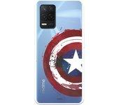 Funda para Realme 8 5G Oficial de Marvel Capitan América Escudo Transparente - Marvel