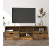 Mueble de TV Smoke Oak 150x33,5x45 cm en madera de ingeniería