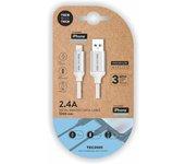 Cable usb a lightning tech one tech 1 m