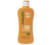 Leche Solar BABARIA Aloe SPF 50 (200 ml)