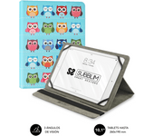 FUNDA TABLET SUBBLIM TRENDY CASE OWLS 10.1"