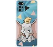 Funda Para Motorola Moto G22 Oficial De Disney Dumbo Silueta Transparente - Dumbo