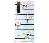 Funda para Realme X2 Oficial de Peanuts Snoopy rayas - Snoopy