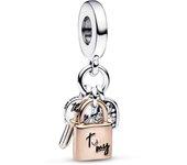 Charm Colgante Pandora Llave, Candado & CorazÃ³n782506C01