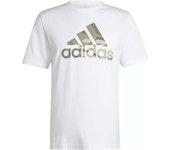 Camiseta de Hombre ADIDAS Corta Blanco (L)