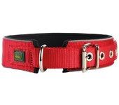 Collar para Perro Hunter Neoprene Reflect Rojo (54-61 cm)