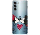 Funda Para Motorola Moto G200 5G Oficial De Disney Mickey Y Minnie Beso - Clásicos Disney