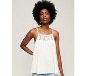 Superdry Top Vintage Halter Cami Beige