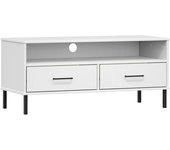 Mueble De Tv VIDAXL Blanco Madera (106x40x46.5 )