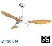 Fabrilamp - ventilador dc hayate 48W 4080LM blanco/haya 3