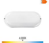 Aplique oval led 18w 1820lm 4000k 23x4.5x10.2cm EDM