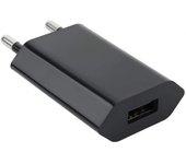 Nanocable Cargador USB 5W Negro