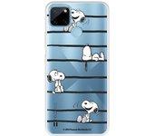 Funda para Realme C21Y Oficial de Peanuts Snoopy rayas - Snoopy