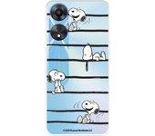 Funda para Oppo A78 5G Oficial de Peanuts Snoopy rayas - Snoopy