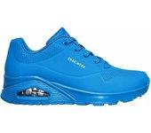 Zapatillas Skechers Uno Night Shades para mujer en color azul