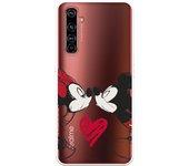 Funda para Realme X50 Pro Oficial de Disney Mickey y Minnie Beso - Clásicos Disney