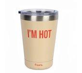 Vaso termo Fisura im hot beige.