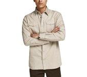 Camisa Jack&Jones Sheridan beige de hombre