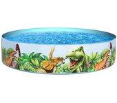 Bestway Piscina Redonda Fill N Fun Dinosaur