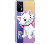 Funda para Realme GT Oficial de Disney Marie Silueta - Los Aristogatos