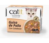 Catit Cuisine Estofado 12 x 95 g - Pollo con calabaza