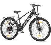 Touroll J1 Bicicleta Eléctrica de Trekking 561.6Wh 250W 27.5" Negra