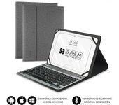 Funda con teclado keytab pro bluetooth 10,1" grey