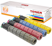 Pack Compatible 4x Toner Ricoh Aficio MP-C2030 / MP-C2050 / MP-C2530 / MP-C2550