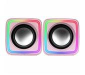 Altavoces Mars Gaming MSCube 8W 2.0 Rosa