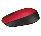 MOUSE LOGITECH WIRELESS M171 BLACK/RED