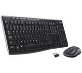 TECLADO + RATON WIRELESS MK270 NEGRO LOGITECH