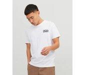 Camiseta jack & jones corp logo hombre white