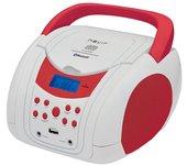 RADIO CD NEVIR NVR483UB BLUETOOTH BLANCO ROJO