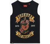 Superdry Camiseta Sin Mangas Tattoo Rhinestone Tank