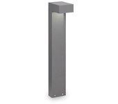 Ideal lux sirio - baliza exterior 2 luces gris ip44, g9