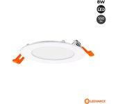 Downlight LED Ledvance Slim esencial Línea 8W 6500K Corte Ø 105 mm