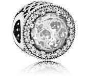 Pandora Charm en plata de ley Corazones Radiantes