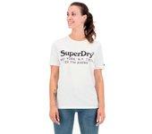 Superdry Camiseta Vintage Venue Interest Blanco