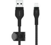 Belkin USB-A TO LTG_BRAID SILIC 2M BLACK